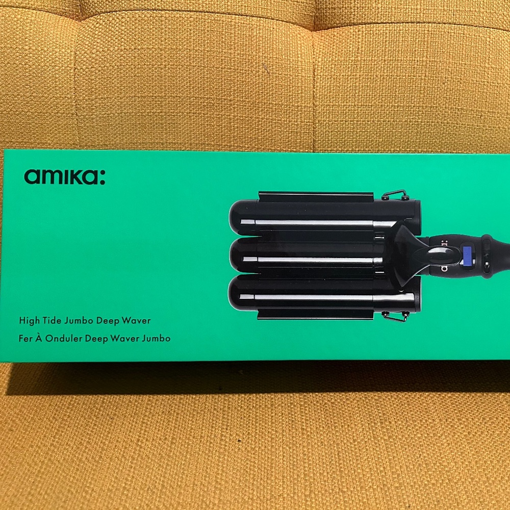 amika High Tide Jumbo Deep Waver in Teal and Black